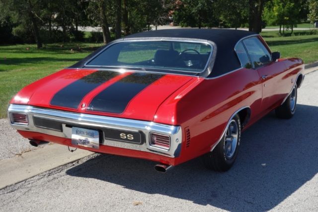 1970 Red Chevrolet Chevelle Coupe