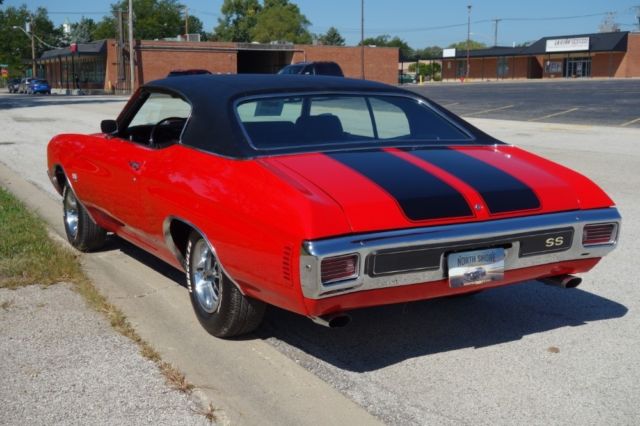 1970 Red Chevrolet Chevelle Coupe