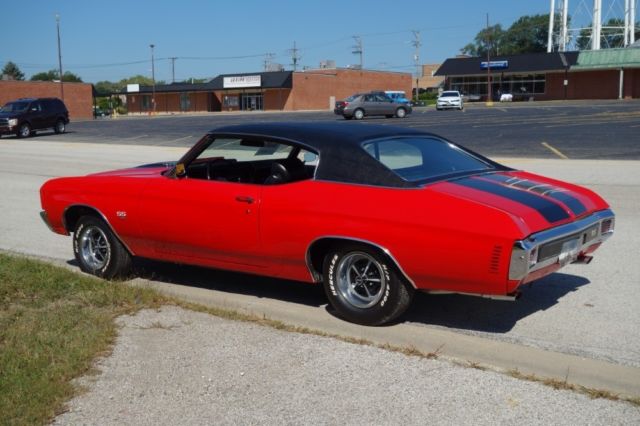 1970 Red Chevrolet Chevelle Coupe