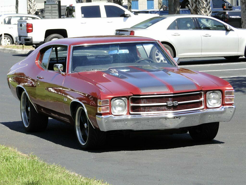 1971 Red Chevrolet Chevelle 2d : 2 Door Hard TOP