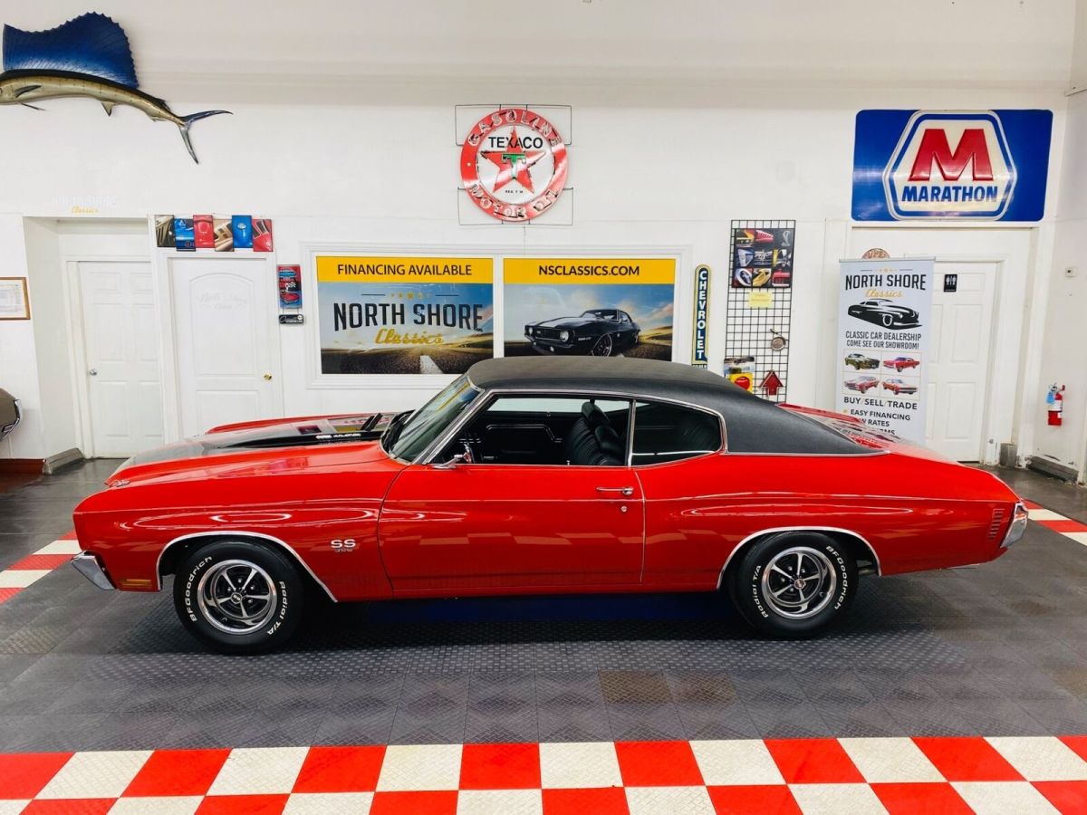 1970 Red Chevrolet Chevelle 2 Door