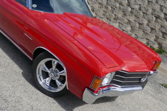 1972 Red Chevrolet Chevelle Convertible