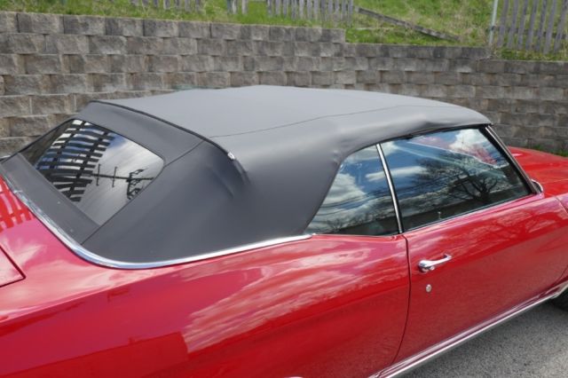 1972 Red Chevrolet Chevelle Convertible