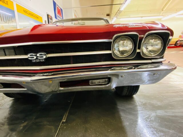 1969 Red Chevrolet Chevelle Convertible