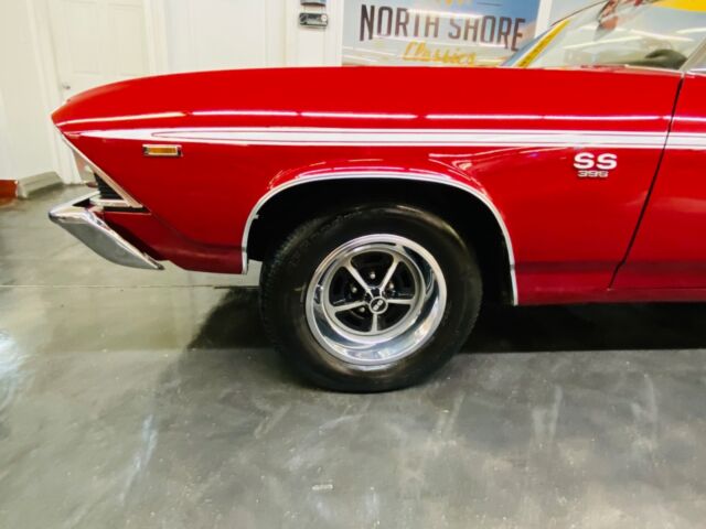 1969 Red Chevrolet Chevelle Convertible