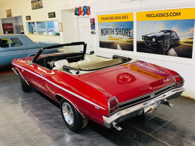 1969 Red Chevrolet Chevelle Convertible