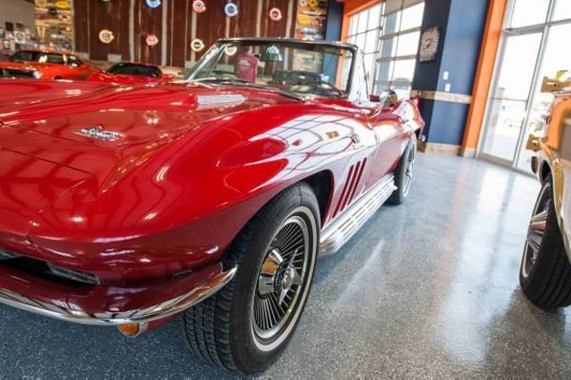 1965 Red Chevrolet Corvette Convertible