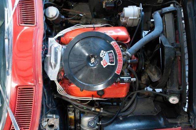 1965 Red Chevrolet Corvette Convertible