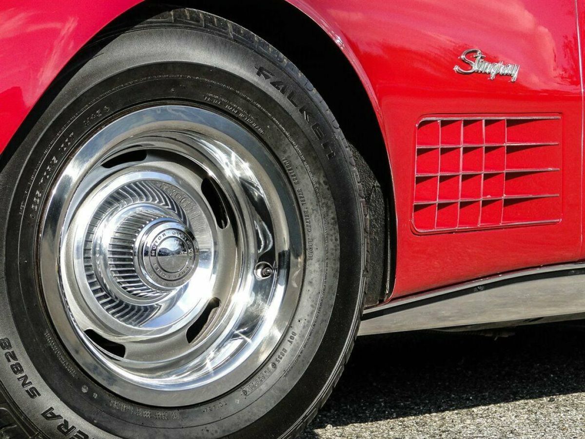 1972 Red Chevrolet Corvette Convertible