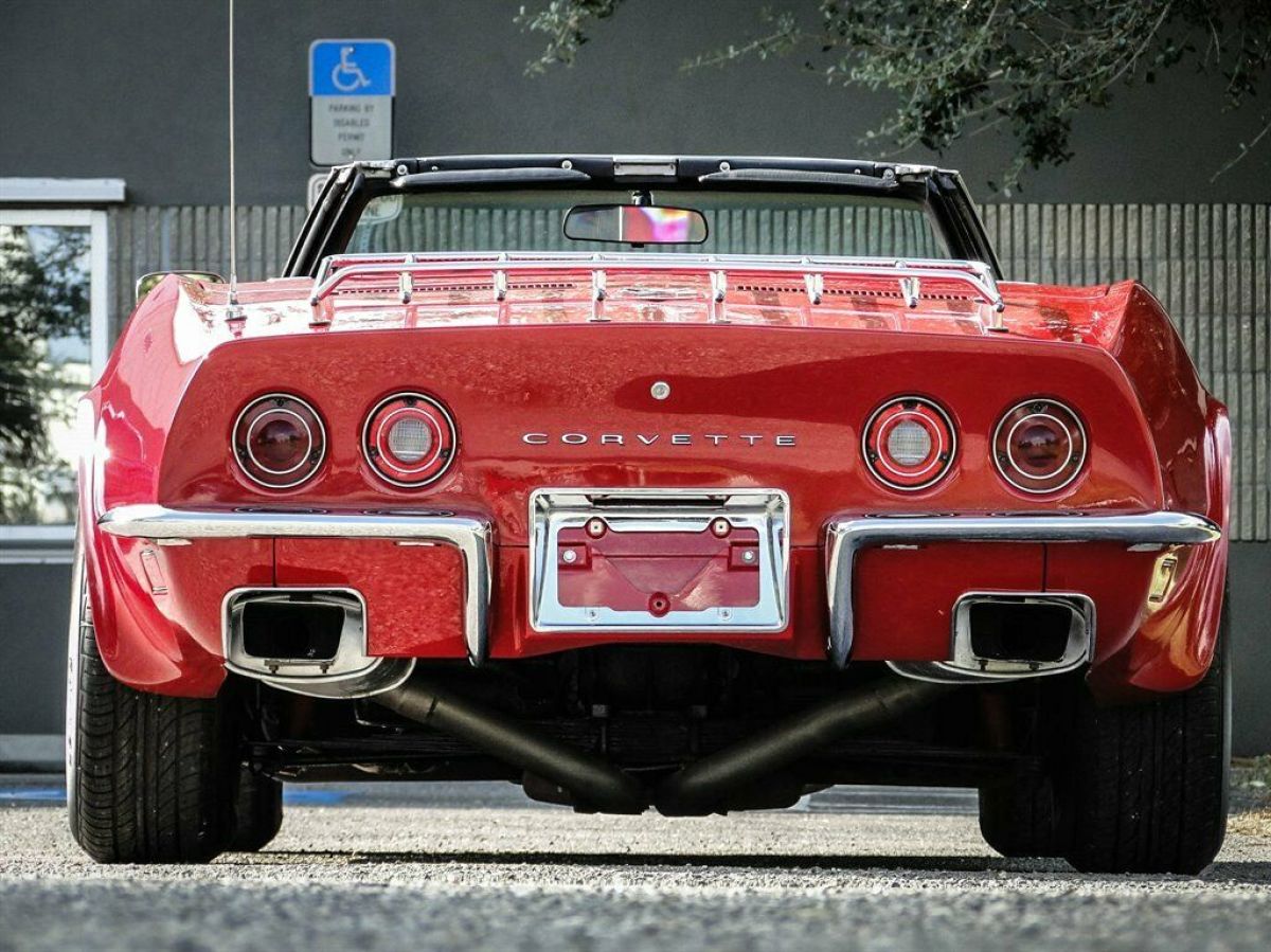 1972 Red Chevrolet Corvette Convertible