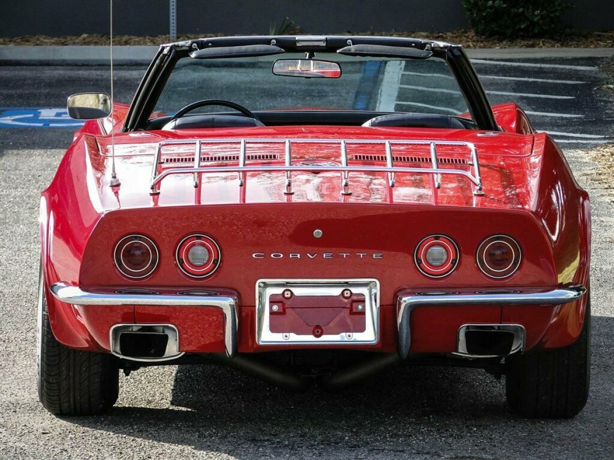 1972 Red Chevrolet Corvette Convertible