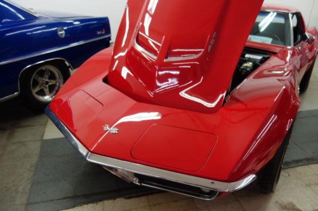 1969 Red Chevrolet Corvette T Tops