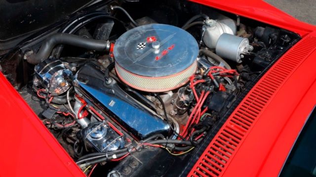 1969 Red Chevrolet Corvette T Tops
