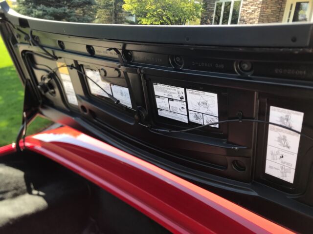 1987 Red Chevrolet Corvette Convertible