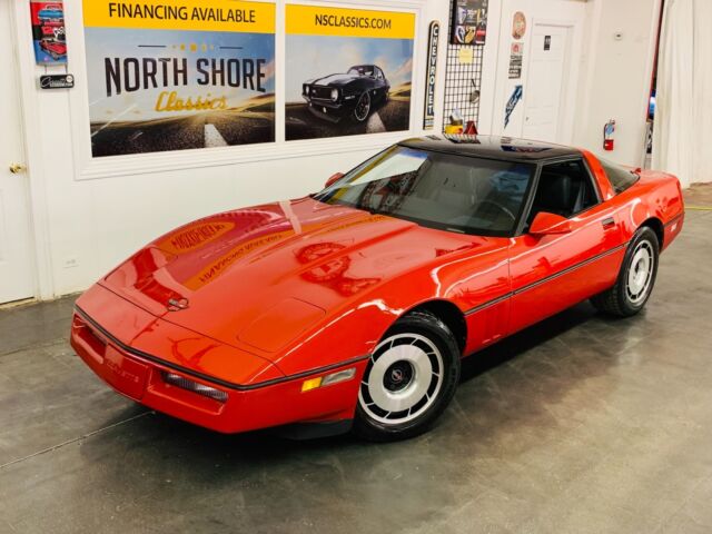 1985 Red Chevrolet Corvette Hatchback