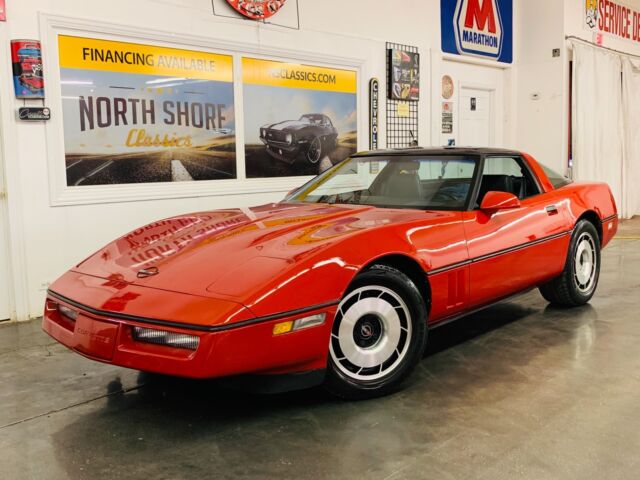 1985 Red Chevrolet Corvette Hatchback