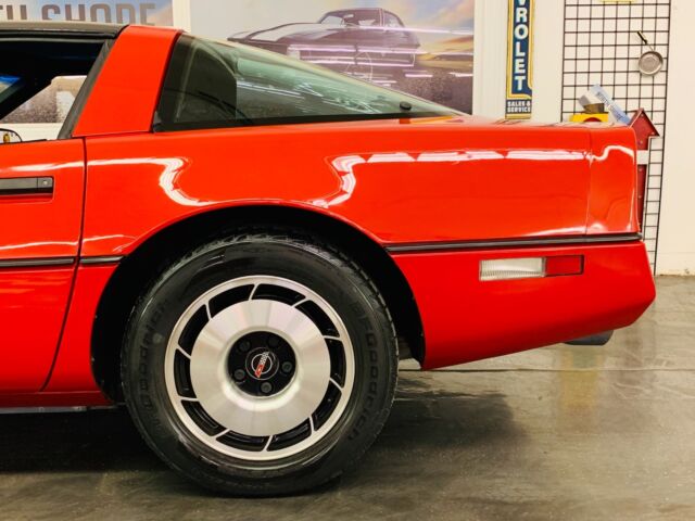 1985 Red Chevrolet Corvette Hatchback