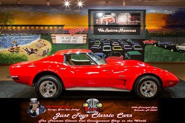 1973 Red Chevrolet Corvette --