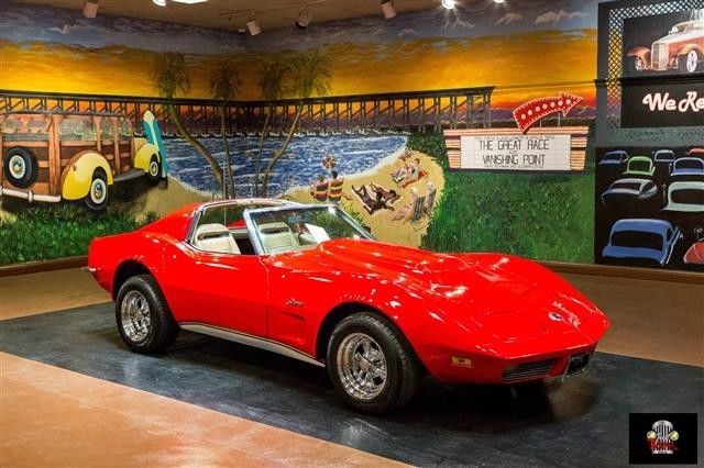 1973 Red Chevrolet Corvette --