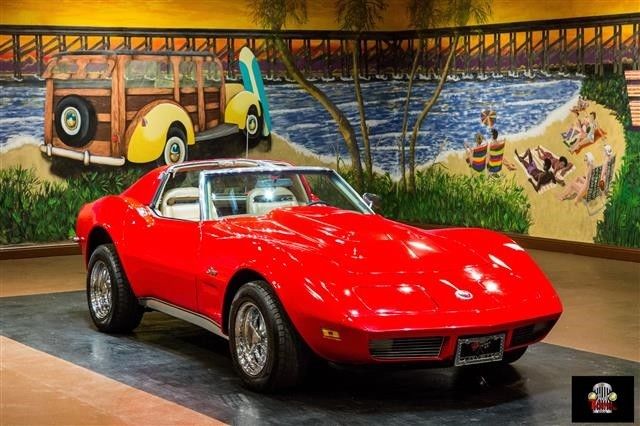 1973 Red Chevrolet Corvette --