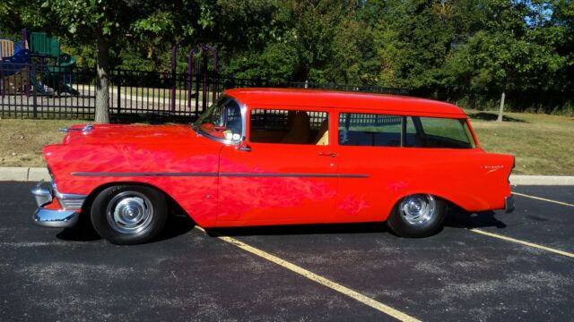 1956 Red Chevrolet Handyman Wagon