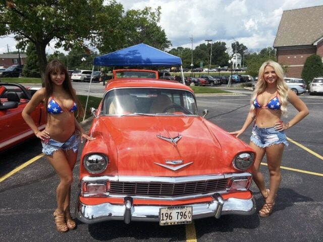 1956 Red Chevrolet Handyman Wagon