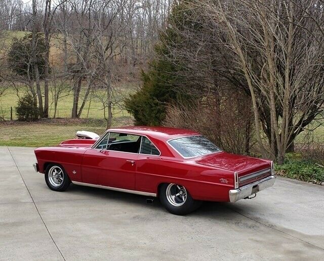 1967 Red Chevrolet Nova Coupe