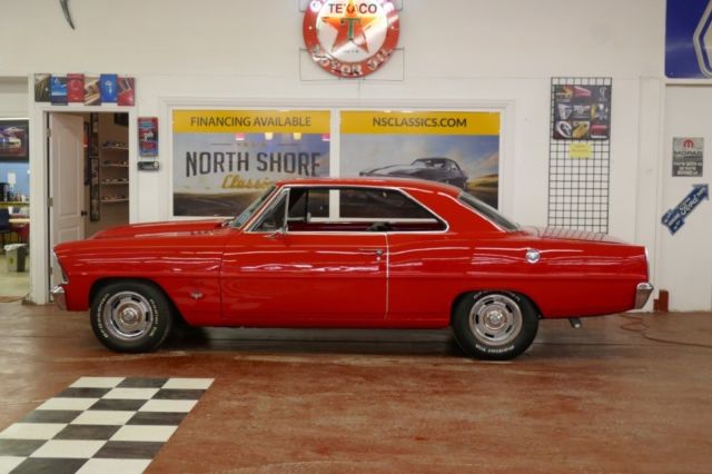 1967 Red Chevrolet Nova Coupe