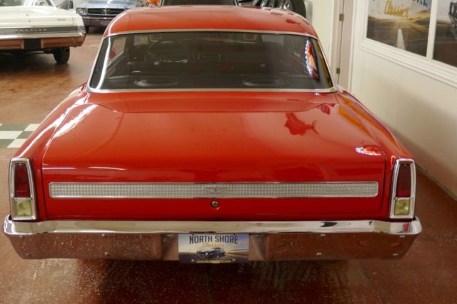 1967 Red Chevrolet Nova Coupe