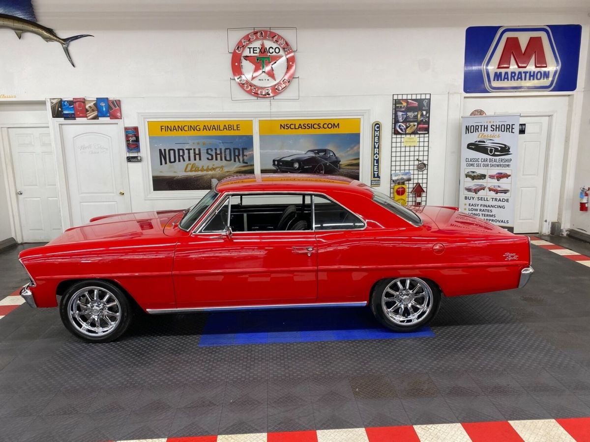 1967 Red Chevrolet Nova Hard Top