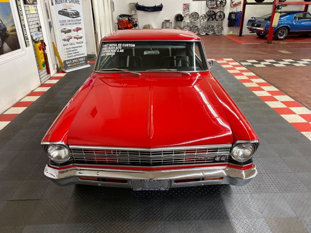 1967 Red Chevrolet Nova Hard Top