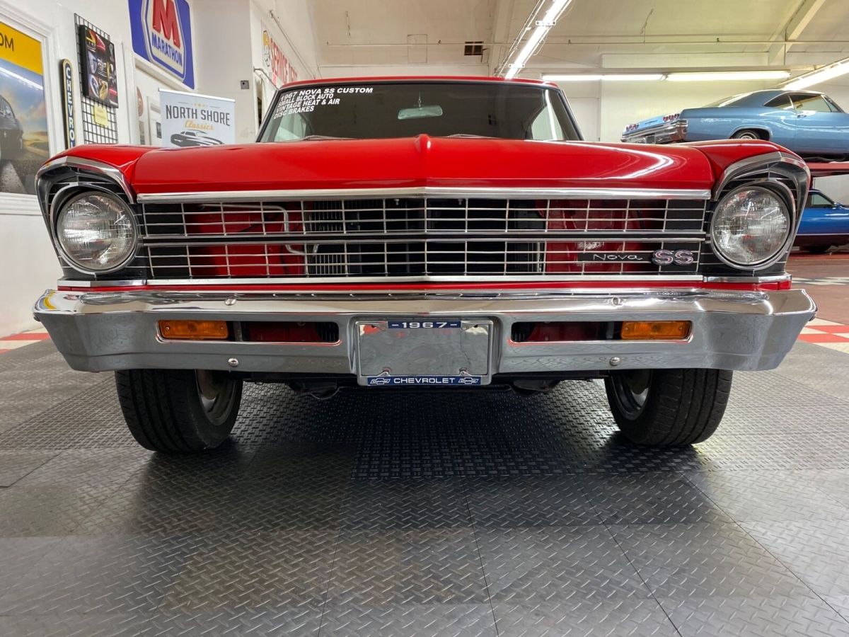 1967 Red Chevrolet Nova Hard Top