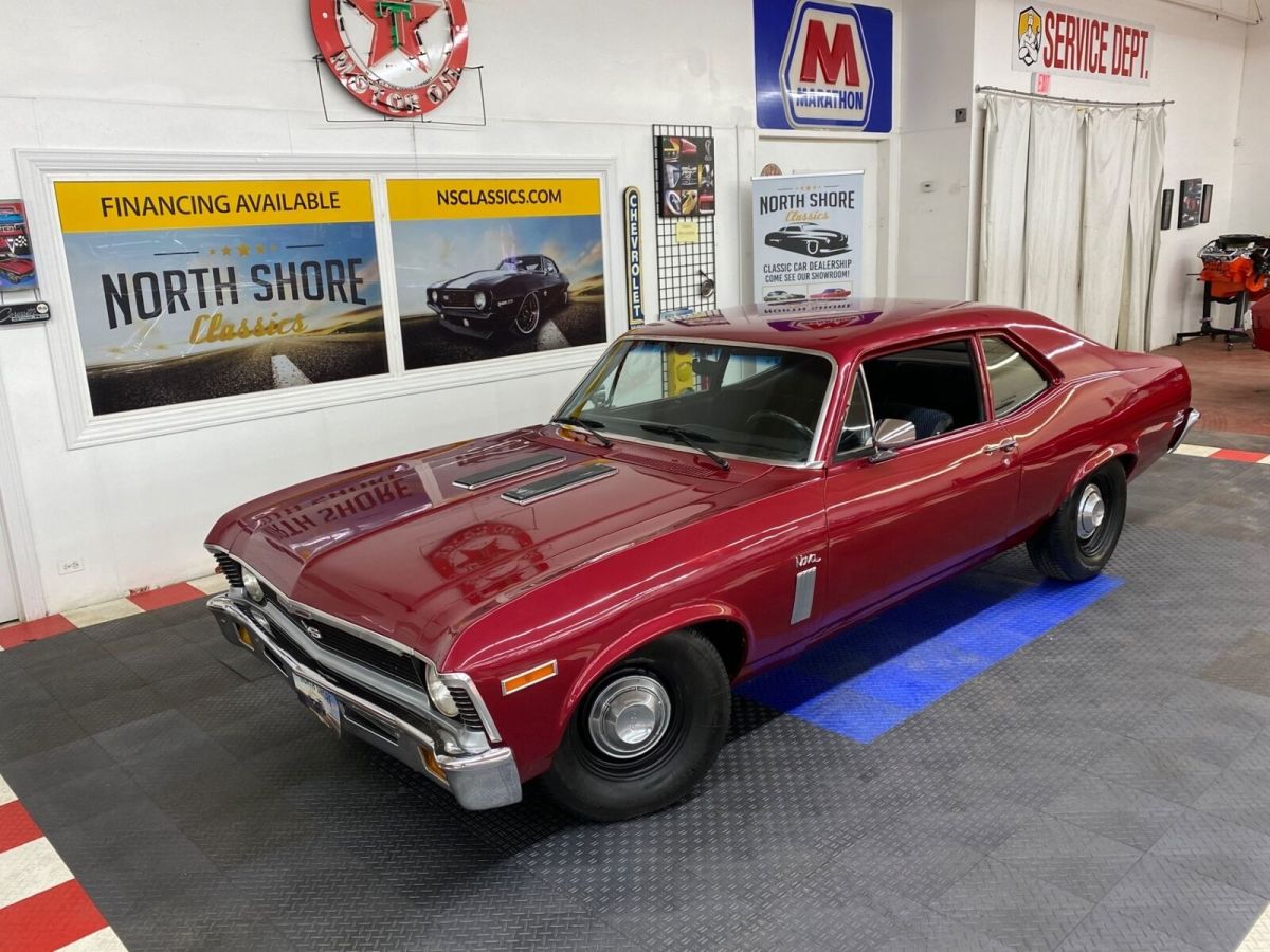 1972 Red Chevrolet Nova Coupe