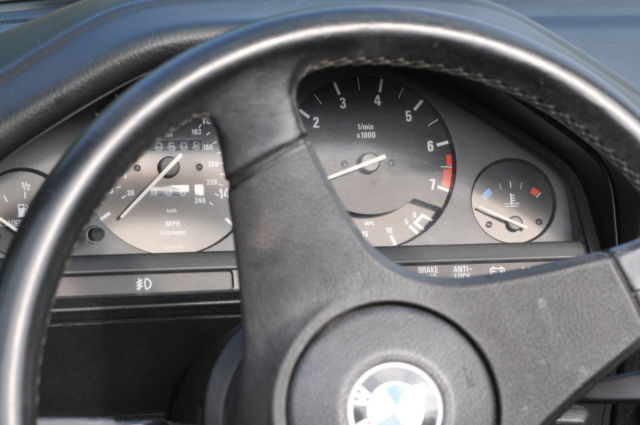 1989 Red BMW 3-Series Convertible