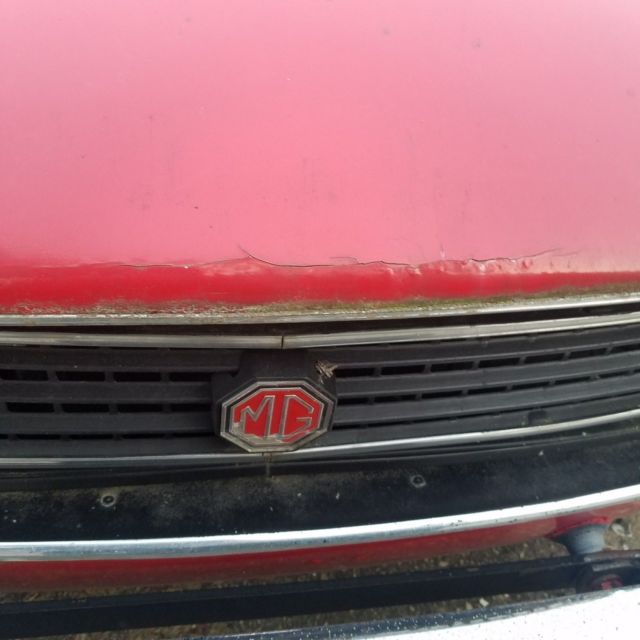 1970 Red MG Midget Convertible