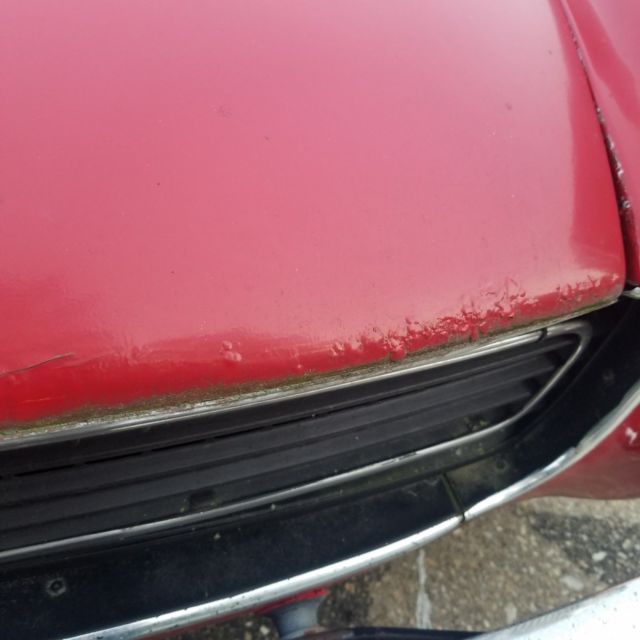 1970 Red MG Midget Convertible