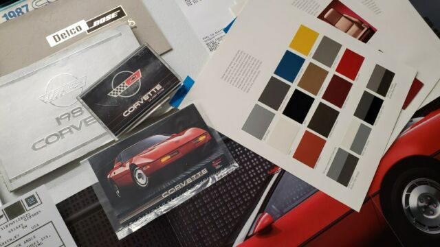 1987 Red Chevrolet Corvette Convertible