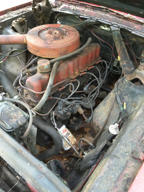 1965 Red Ford Mustang Convertible