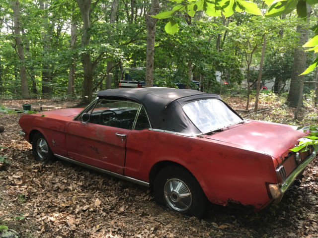 1965 Red Ford Mustang Convertible
