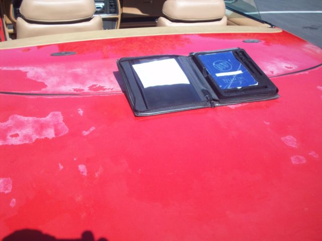 1990 Red Buick Reatta Convertible