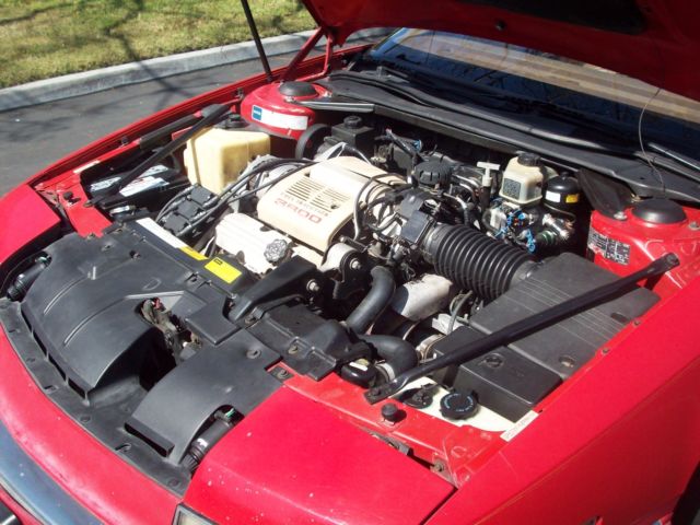 1990 Red Buick Reatta Convertible