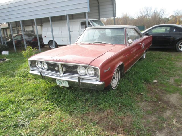 1966 Red Dodge Coronet Coupe
