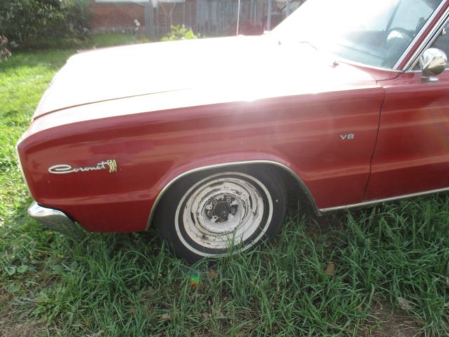 1966 Red Dodge Coronet Coupe