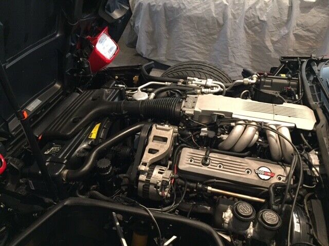 1988 Red Chevrolet Corvette