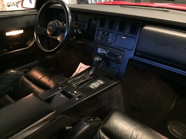 1988 Red Chevrolet Corvette