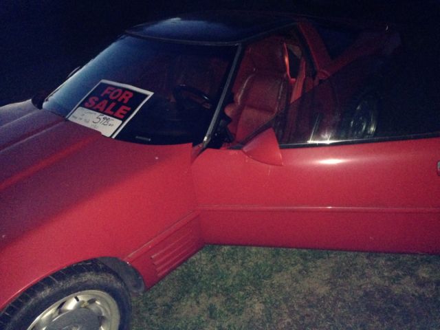 1991 Red Chevrolet Corvette Coupe