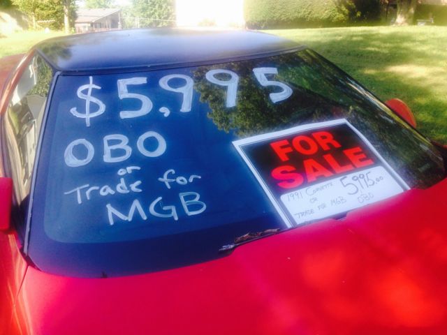 1991 Red Chevrolet Corvette Coupe