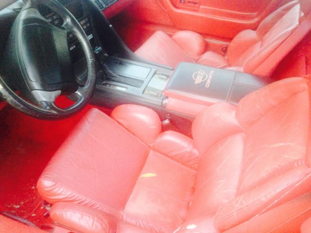 1991 Red Chevrolet Corvette Coupe