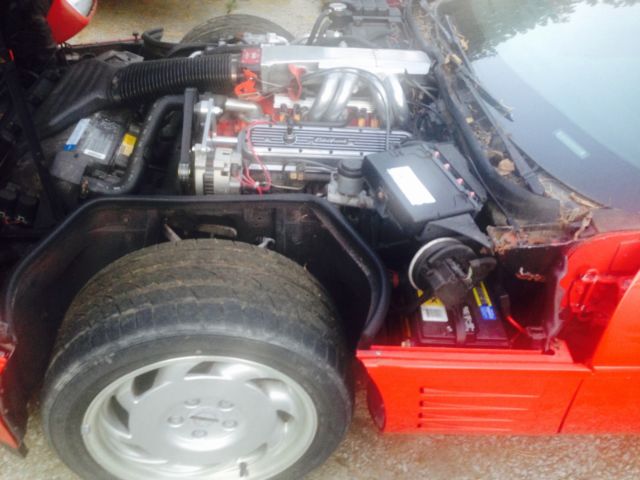 1991 Red Chevrolet Corvette Coupe