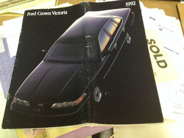 1992 red ish Ford Crown Victoria 4door